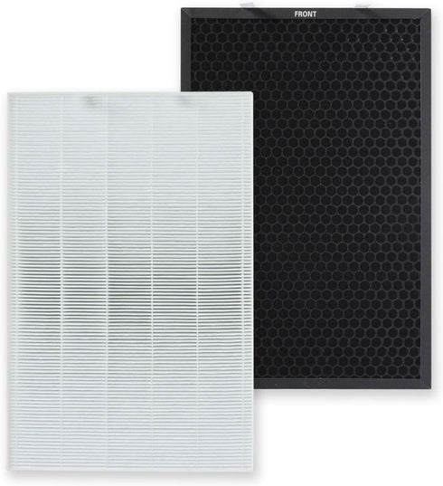 PUREBURG Replacement Filter Set for Bissell Air320 (2768A) Air Purifier, H13 HEPA + Activated Carbon Filter