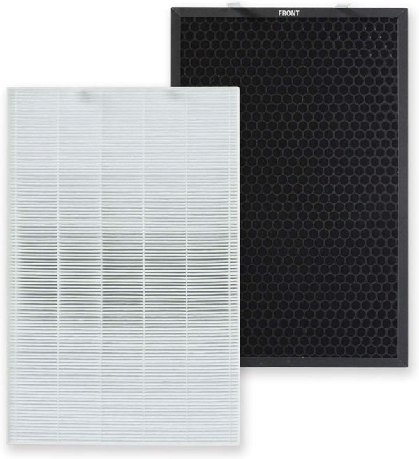 PUREBURG Replacement Filter Set for Bissell Air320 (2768A) Air Purifier, H13 HEPA + Activated Carbon Filter