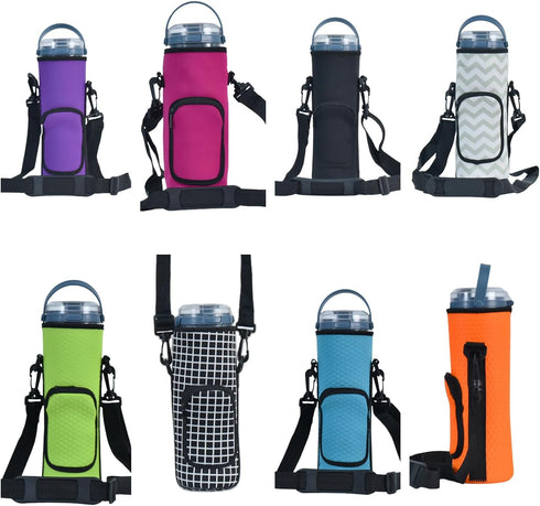 Portable Blender Carry Storage Bag Sleeve with Shoulder Strap for Ninja 18oz Blast Blender, Black
