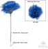 Royal Imports Artificial Carnations, Silk Faux Flowers, 100 Single 5" Stems for Funeral Arrangements, Purple
