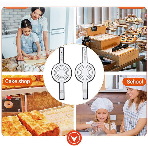 Silicone Baking Mat, 8.3 Inches Bread Sling, Reusable Dough Mat for Dutch Oven Sourdough Bread Baking