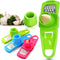 Landkitch -Garlic Grinder (2 Pack)-Hand Garlic Grinder-Small Hand Grinder for Garlic-Garlic Slicer-Garlic Mincer-2025