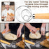 Danish Dough Whisk Bread Mixer, 2 Pack Premium Stainless Steel Dutch Whisk with Dough Scraper for Baking