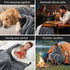 80'' 80'' 3-Layer 70oz(Gray/White), Tisancy King Size Waterproof Blanket for Bed Couch, x Double Side Leakproof
