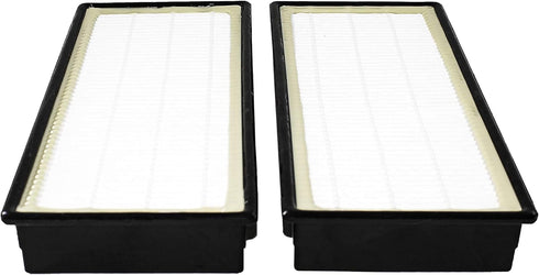 LifeSupplyUSA True HEPA Filter Replacement for Honeywell HEPAClean HRF-C2, Filter C Air Purifier (2-Pack)