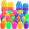 Biubumtu 30Pcs Fillable Easter Eggs, 2.36'' Plastic Bright Easter Eggs Empty Bulk Assortment,