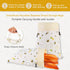 2 Pack Removable Beeswax Bread Bags for Sourdough & Homemade Bread - Detachable Liner for Easy Cleaning & Drying | XL