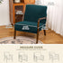 NICEEC Dark Teal Spandex Mid Century Chair Covers Stretch Accent Chair Slipcovers with Arms Super Soft Modern Arm Chair