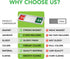 Premium Clean Dirty Dishwasher Magnet - Heavy Duty Sign with Optional Stickers (Red & Green)