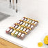 Agotglmi 24 355 2 Pack 11'' 21'' Countertop Spice Jars with Spice Drawer Organizer, Spice Labels, Expandable From