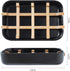 Soap Dishes for Bar Soap, Black Bamboo Bathroom Soap Holder for Shower and Sink