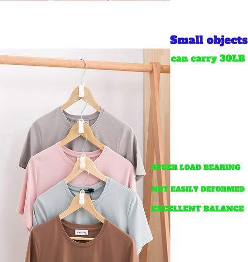 Clothes Hanger Connector Hooks, 50PCS Plastic Cascading Hangers for Space Saving Organizer in Heavy Duty Closets