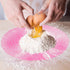 Silicone Baking Mat, Round Silicone Baking Mat, Small Silicone Kneading Mat, Non-Stick with Size Measurement