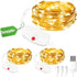 3pcs Mini Fairy Lights Rechargeable, 9.8ft 30 LED String Light Battery Operated,