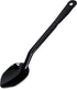 Carlisle FoodService Products High Heat Solid Spoon, 13", Black