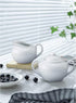 HIC Kitchen 2-Piece Sugar and Creamer Set, Fine Porcelain
