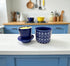 Countertop, Counter Butter Crock with Lid for Butter Keeper Crock with Water, French Butter Dish Ceramic, Butter Holder