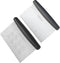 ALLTOP Bench Scraper & Chopper, Stainless Steel Blade Knife, Ideal Kitchen Tool for Baking and Meal Prep, Set of 2