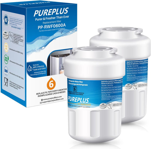 PUREPLUS Water Filter Replacement for Kenmore 469991, HDX FMG-1, MWFP, 2Pack