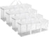 Fasmov White DVD Storage Bags, Hold up to 160 DVDs (40 Each Bag), Set of 4