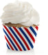 Big Dot of Happiness Red, White and Blue - Patriotic USA Party Cupcake Wrappers - Memorial Day and 4th of July