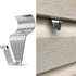 MIUKAA Vinyl Siding Hooks, 4-Pack Stainless Steel No Hole Clips for Outdoor String Lights and Decor