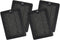 PUREBURG Replacement True HEPA Filters, Compatible with PUURVSAS (HM669A) / ROVACS (RV60) Air Purifiers, 4-Pack H13