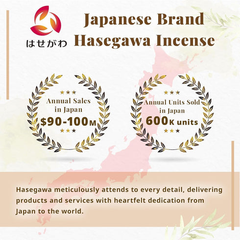 Hasegawa Incense Accessories: 'Fujibai' Fine White Ash, Specially Refined for Clean, Odorless Burn