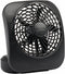 O2COOL Treva 5 Inch Battery Powered Fan, Portable Desk Fan with Compact Folding & Tilt Design, Black
