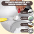 Magnetic Measuring Spoons Set of 8, Stainless Steel, Stackable Dual Sided Teaspoons and Tablespoons