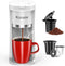 Small Single Serve Coffee Maker, Fast Brew for K-Cup & Ground Coffee,