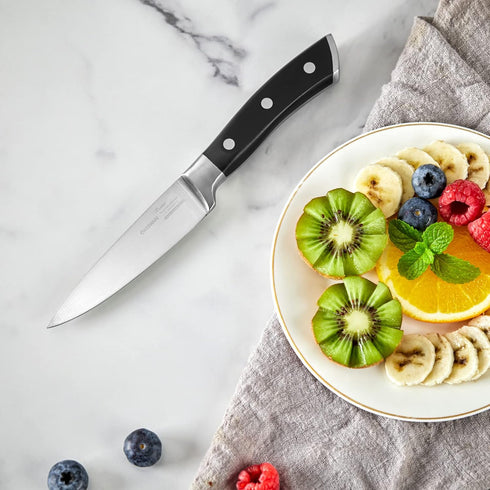 Paring Knife, 4 Inch Ultra Sharp German Stainless Steel Kitchen Knife for Fruit and Vegetable Chopping