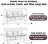 Yotelab Plastic Couch Cover for Moving,Sofa Bag Cover Protector,Furniture Cover for Storage,92Wx42Dx62/41H Inches by Yotelab