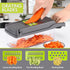 Ourokhome Vegetable Chopper, 12 in 1 Professional Mandoline Slicer for Kitchen, Multifunctional Food Chopper with 8
