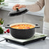 Bonnlo 500 5 Round Dutch Oven, Enameled Cast Iron Dutch Oven Pot with Lid & Dual Handles, Oven Safe Up to F