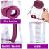4 Cup Pancake Cupcake Batter Dispenser - 900mL with Measuring Label, Squeeze Handle, Silicone Brush for Baked Goods