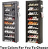 9-Tier Closet 27 PENGKE Shoe Storage Organizer with Dustproof Cover - Cabinet Shelf Holds up to Pairs - for Doorway