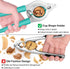 Handle-2 Nut Crackers for All Nuts Heavy Duty Walnut Cracker with Plier for Easy Cracking Stainless Steel Nut Cracker