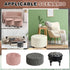 uxcell Velvet Round Footstool Slipcover, Stretch Foot Stool Protector Covers Plush Furniture Protector Cover
