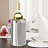 OGGI Stainless Steel Double Wall Wine Cooler - Insulated Tabletop Wine Chiller for White Wine & Champagne, Fits Most