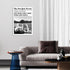 FBKDVC 16x24in Vintage Trendy Black And White Newspaper Print Poster Retro Times Canvas Wall Art Funky Hot Girls Eating