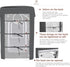 MBOOM Portable Washing Machine Cover - Waterproof Top Load Washer Dryer Cover (L)