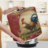 Sunflower Rooster Kitchen Pressure Cooker Protector, Lightweight Dust Cover for Small Appliances with Handles & Pockets