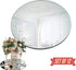 PARNOO 12 Inch Round Mirror Plate, Set of 12, 1.5mm Thick Glass Tiles with Smooth Edges for Candle Wedding Centerpieces