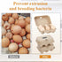 AEIMIJPQ 36 Dozen 6 Count Paper Egg Cartons for Chicken Eggs, Pieces Pulp Fiber Half Egg Cartons Bulk Egg Storage