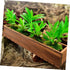Wood Flower Box Cedar Window Boxes Tiestos para Exterior Indoor Flower Pots Wood Rectangular Planter Pots for Outdoor Plants Fence Plant Pot Wood Fence Wooden Square
