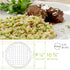 Stainless Steel Spaetzle Maker Pan with Lid & Scraper, Traditional German Egg Noodle Strainer
