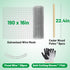 Set 15.8ft 16in 8pcs Ease to Install Garden Fence Animal Barrier - Included x Rustproof Metal Wire Net, Cedar Stakes