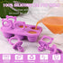 6-Cavity Frozen Sakolla Baby Popsicle Molds Mini Silicone Ice Pop Mold with Sticks Breastmilk Popsicle Molds