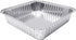 Fig & Leaf (20 Pack) 7” x 7” Square Baking Cake Pans, Disposable Aluminum Foil Tins for Roasting Cooking